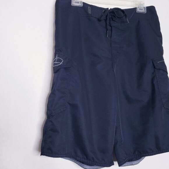 Ron Jon Surf Shop Black Board Shorts Swim Trunks Men's Size 31 - Picture 2 of 8